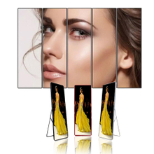 P2.5 HD Mirror Led Display Poster Screens for Fashion Store Hotel Advertising ( 640*1920 mm )